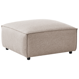 COMLEIGH Fabric Ottoman Seat - Light Brown