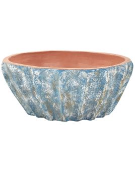 Plant Pot OSTRYA Ceramic 51 cm Blue