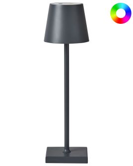Wireless LED Table Lamp VALIRA Metal Dark Grey