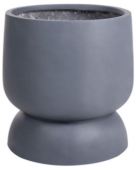Plant Pot ARAUCARIA Ceramic 42 cm Grey