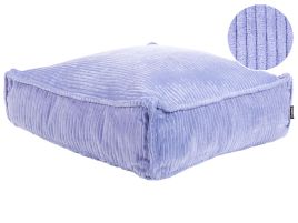Floor Cushion Kids Pouffe ALLOZAI Velvet Light Violet