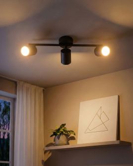 CACOVI Ceiling Spotlight - Black, 42cm