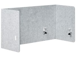 MORELEIGHON Desk Screen - Grey