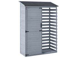 HORSWELL Garden Tool Shed - Grey