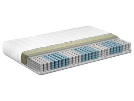 JENTARA Memory Foam Pocket Sprung Mattress EU Medium Small Double - White
