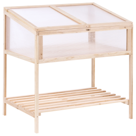 ARANOVIA Balcony Greenhouse - Light Brown