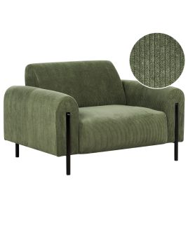 Armchair ASKIM Corduroy Olive Green