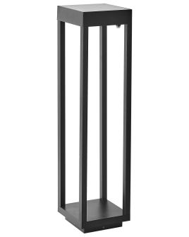 Solar Outdoor LED Bollard Lamp SELWAY Black