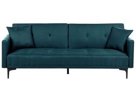 3 Seater Sofabed - LEWI Fabric Blue