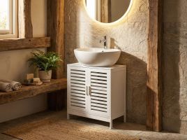 TASERO Bathroom Vanity Unit - White