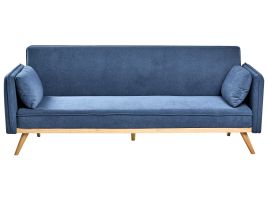 COLLEYWELL Fabric 2 Seater Sofabed - Blue