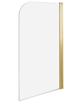 Shower Bath Screen LAPAN 140 x 80 cm Gold