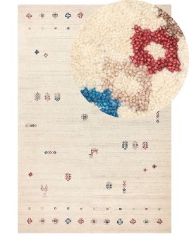 WILCREST Wool Gabbeh Rug - Beige