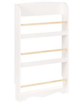 Wall Bookshelf LILOET Engineered Wood 100 cm White