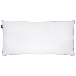 BRAVONE 3-Chamber Bed Pillow Low Duck Feathers and Down 40 x 80 cm - White