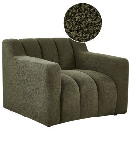 Armchair AGERUP Boucle Dark Green