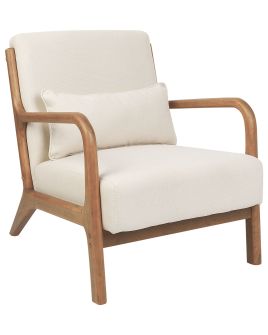 Armchair SKOVDE Fabric Light Beige