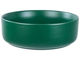 Ceramic Countertop Basin Diameter 370 mm Green GUDAR