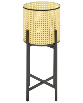 Elevated Plant Pot FALLOPIA Metal 25 cm Beige