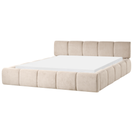 TERALUNE Super Kingsize Fabric Bedframe - Taupe
