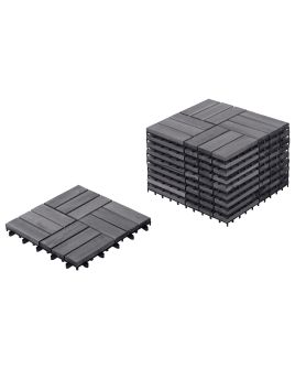 Outdoor Flooring ACERENZA Certified Acacia Wood Grey