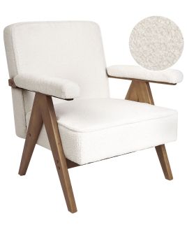 Armchair EVJE Boucle Off-White