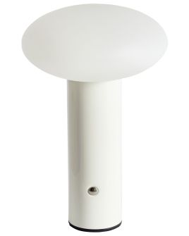 Wireless LED Table Lamp BUAYAN With Dimmer Metal White