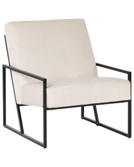 Armchair DELARY Velvet Light Beige