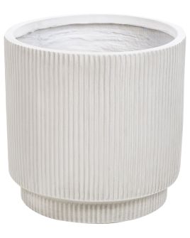Plant Pot DARIA Ceramic 37 cm Off-White