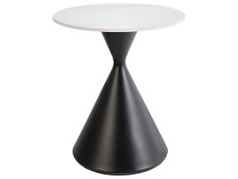 Ceramic Side Table Black HAIWEE