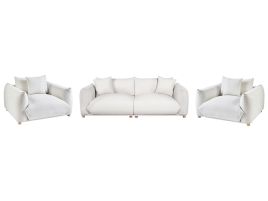 Sofa Set - LVUOS Fabric Living Room Set Off-White
