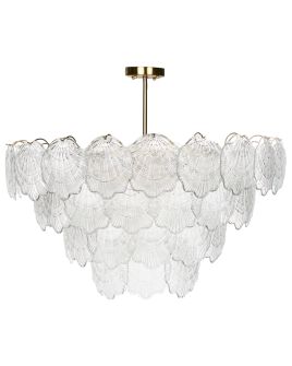 STENWELL Glass Chandelier - Brass