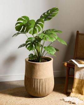 LAVERO Plant Pot - Beige