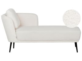 Left Hand Boucle Chaise Lounge Off-White ARTHEZE