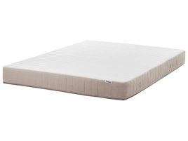 TRINGY Latex Pocket Spring Mattress Medium 160 x 200cm EU Kingsize - White with Grey