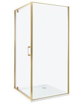 Shower Enclosure DARLI 90 x 90 x 185 cm Gold