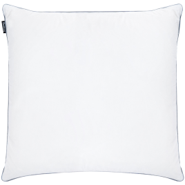 BRAVONE 3-Chamber Bed Pillow High Duck Feathers and Down 80 x 80 cm - White