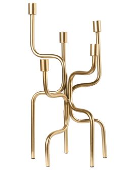 TORRPELA Candle Holder Metal 50 cm Gold
