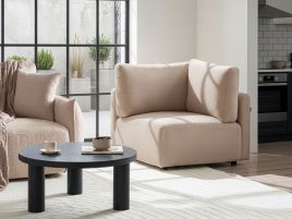 KACOVI Boucle Right Hand Chaise Longue - Beige
