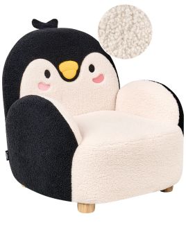 HOLSTEBRO Kids Boucle Armchair Penguin Black
