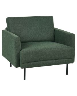 Armchair - BERDA Fabric Dark Green