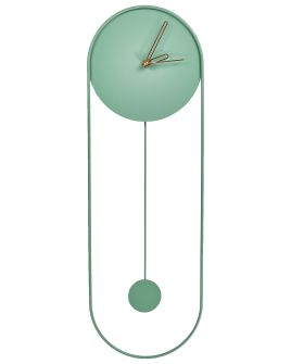 Wall Clock SALVAN 20 cm Metal Light Green