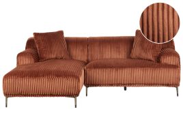 Corner Sofa - SUENTM Right Hand Facing Jumbo Cord Brown