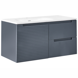 JOLSTEN Wall Mounted Bathroom Vanity with Basin - Grey