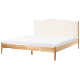 DELYR Super Kingsize Wooden Bedframe - Light Brown