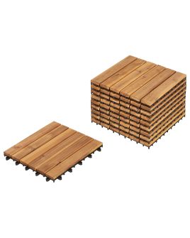 Outdoor Flooring ACCETTURA Certified Acacia Wood Natural