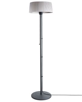 VAZAZRE W Freestanding Infrared Patio Heater VARAZZE 1500 W Grey