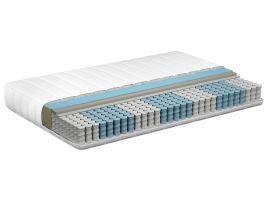JAZEXI Memory Foam Pocket Sprung Mattress EU Medium Small Double - White