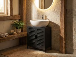 TASERO Bathroom Vanity Unit - Black