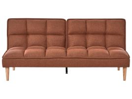3 Seater Sofabed - SUJLAN Fabric Golden Brown